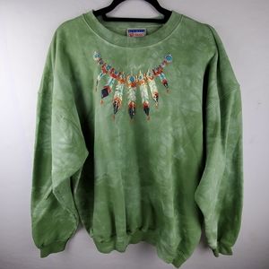 ULTIMATE HANES COTTON Tie Dye Graphic Sweatshirt